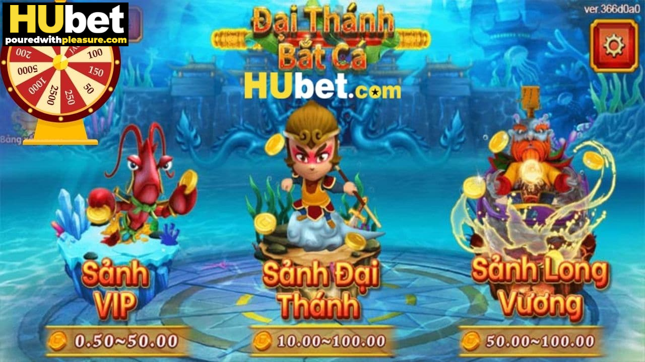 Các sảnh chơi trong game đa dạng, phong phú